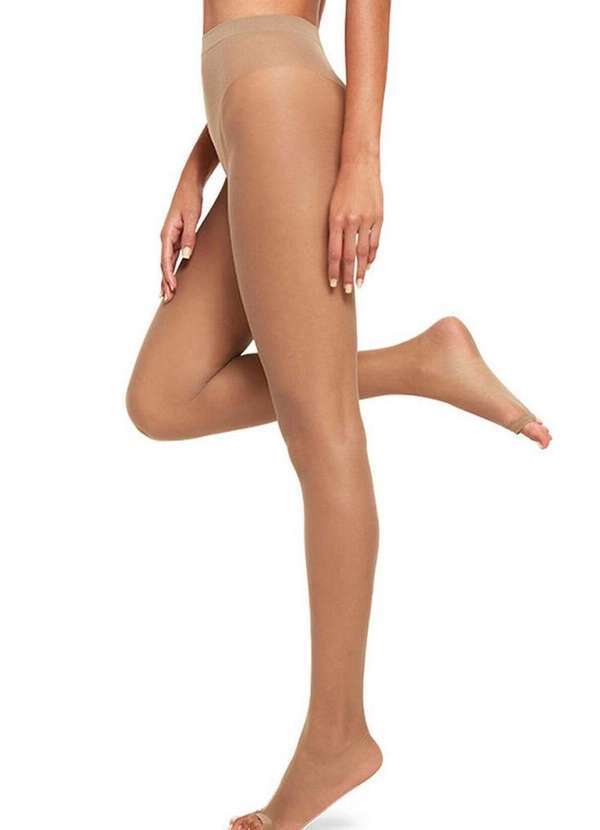 Vista 2 Meia Calça Fio 13 Descalça Dedos Livres Loba 5650-001 654-Po-De-Arroz Lupo Lupo