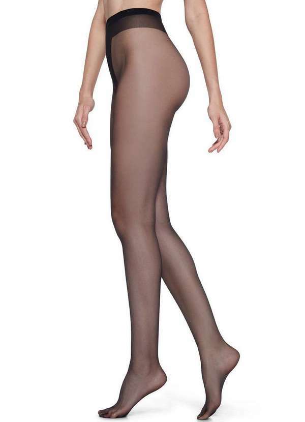 Meia Calça Fio 15 Essencial Loba Preto