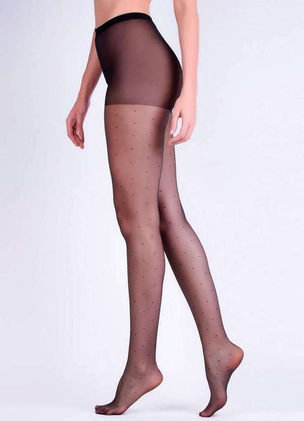 Meia Calça Fio 15 Loba Preto