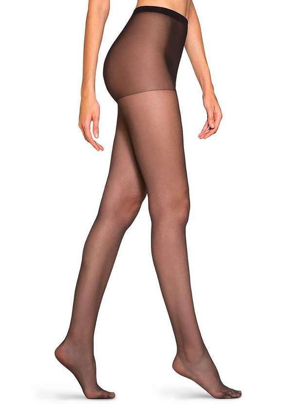Vista 2 Meia Calça Fio 15 News Loba 5680-001 9990-Preta Lupo Lupo