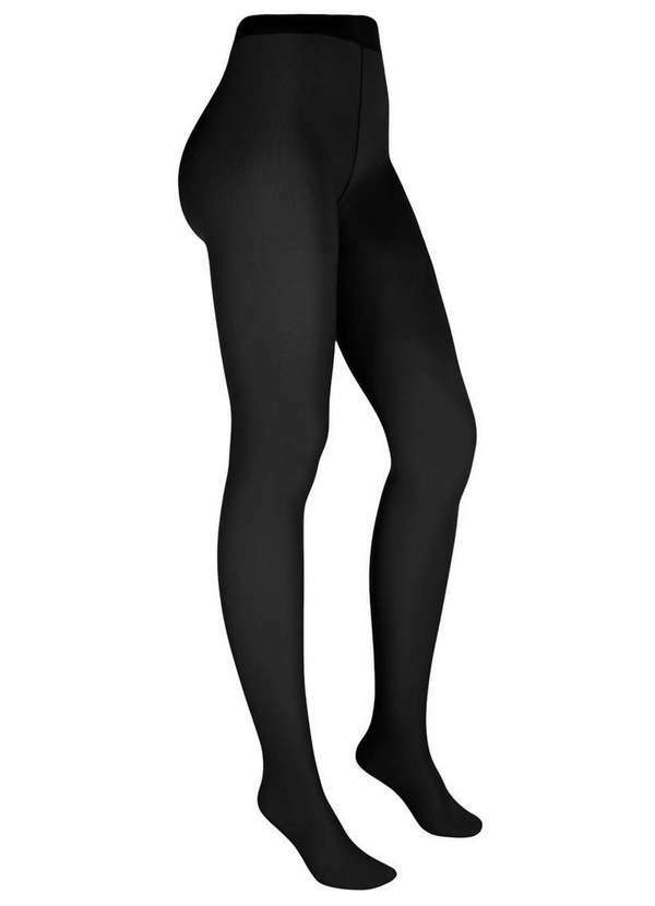 Vista 2 Meia Calça Fio 20 Europeu Trifil 6308 Un 08-Preto TRIFIL