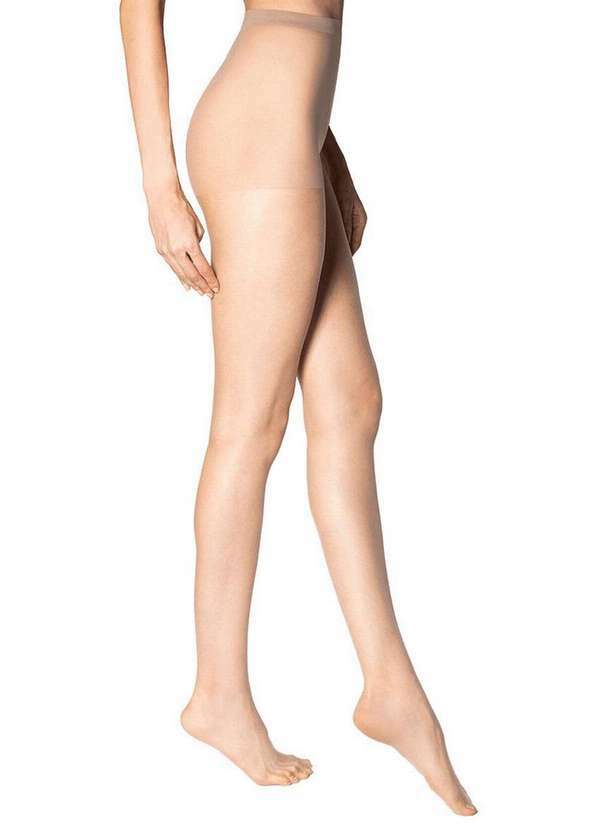 Vista 2 Meia Calça Fio 6 Invisível Loba 5870-002 6540-Pó-De-Arroz Lupo Lupo