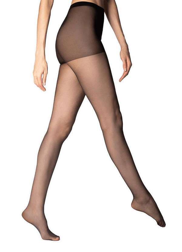 Vista 2 Meia Calça Fio 6 Invisível Loba 5870-002 9990-Preto Lupo Lupo