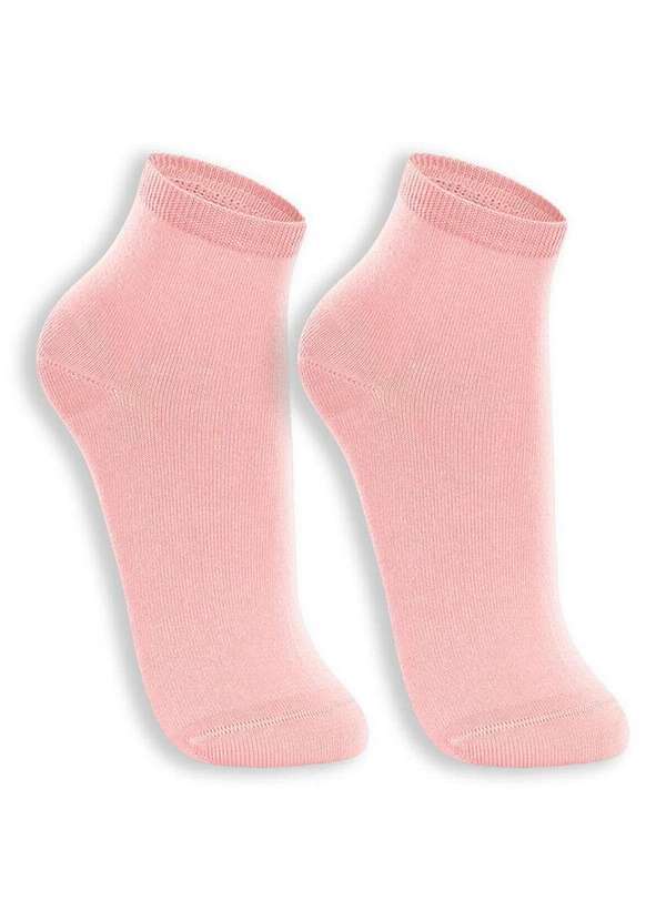 Kit 2 pares de Meias Cano Médio Lupo 4576-088 0903-Rosa
