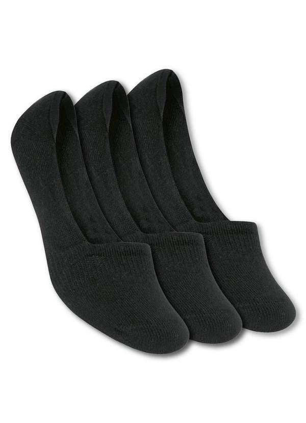 Vista 2 Kit 3 pares de Sapatilha Selene 7760-001 998-Preto SELENE