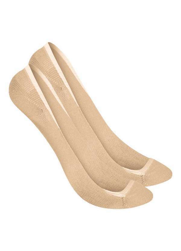 Vista 2 Kit 2 pares de Sapatilhas Selene 7340-003 Nude SELENE