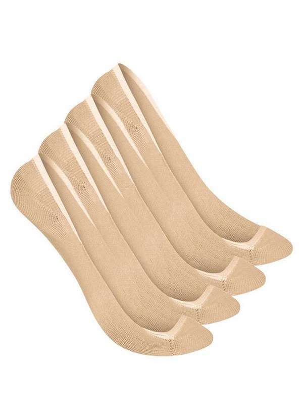 Vista 2 Kit 4 pares de Sapatilhas Selene 7340-003 Nude SELENE