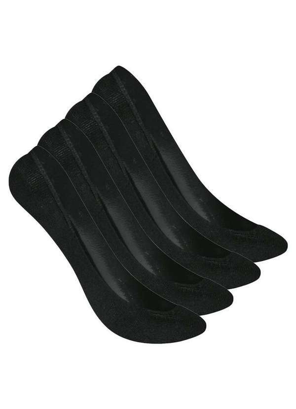Vista 2 Kit 4 pares de Sapatilhas Selene 7340-003 Preto SELENE