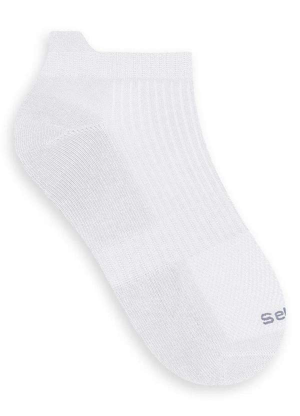 Meia Esportiva Cano Curto Selene Branco 4655-001