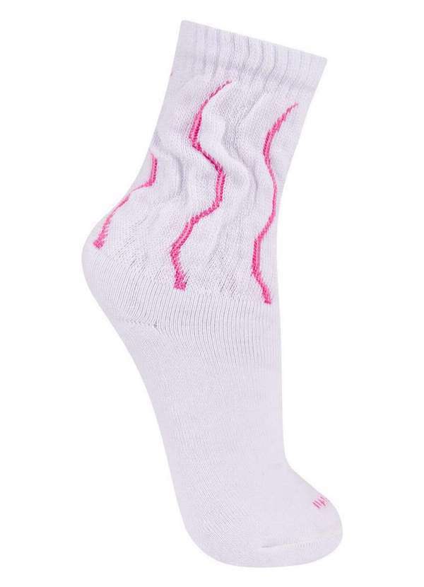 Vista 2 Meia Esportiva Cano Médio Trifil 6771 1110-Branco TRIFIL