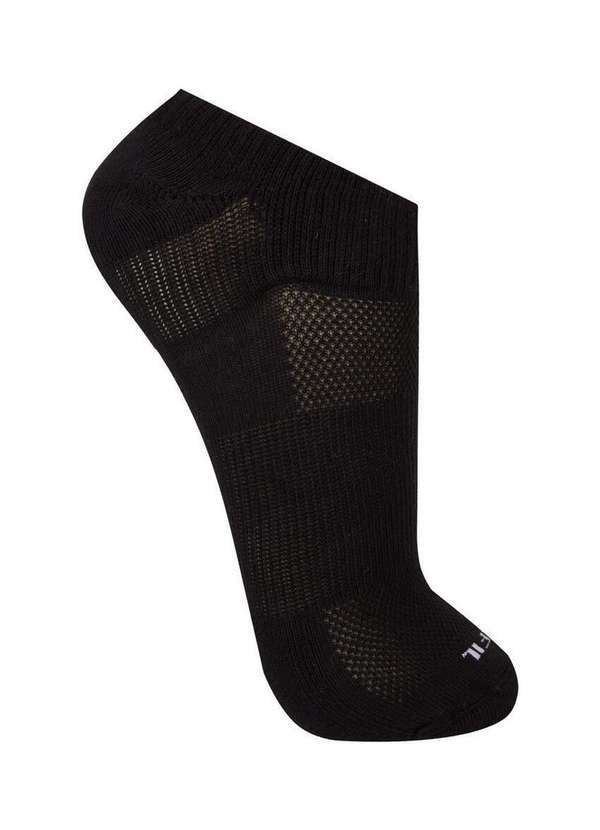 Vista 2 Meia Esportiva Invisível Trifil 6085 0001-Preto TRIFIL