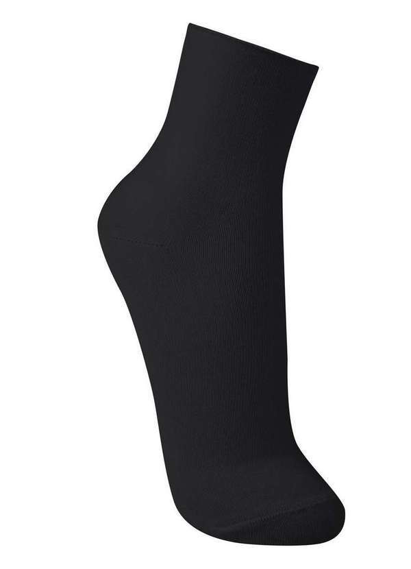 Vista 2 Meia sem Punho Cano Médio Trifil 6158 9990-Preto TRIFIL