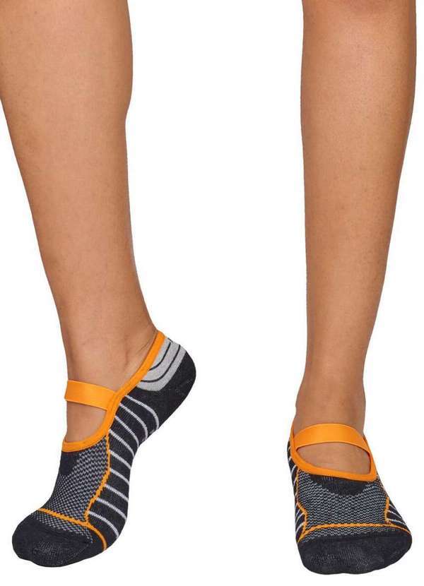 Vista 2 Sapatilha Antiderrapante Pilates Puket 8529 5579-893-Mescla-Claro Puket
