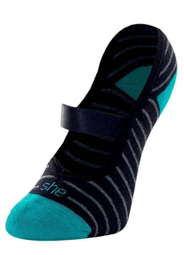 Vista 2 Sapatilha Antiderrapante She 286.09 Pt00-Preto-Azul She