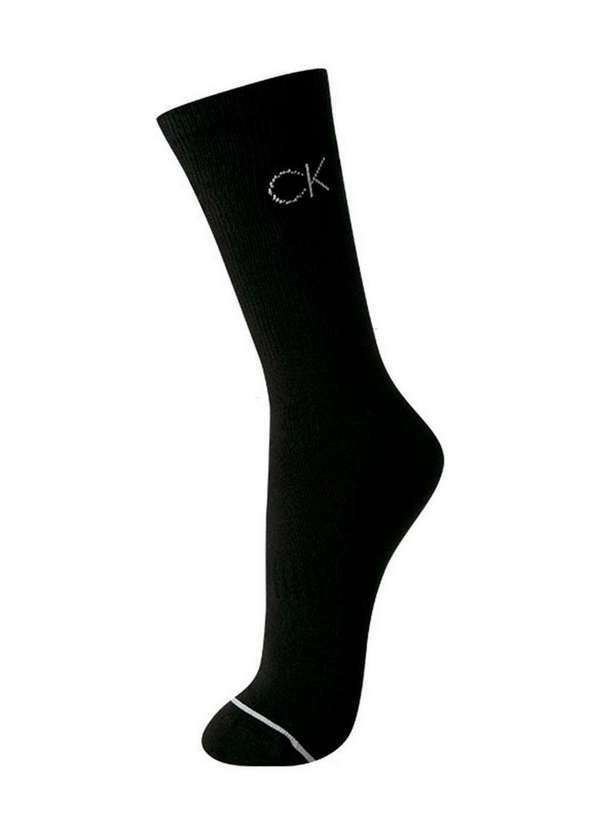 Vista 2 Meia Calvin Klein C21.01 Pt00-Preto Calvin Klein