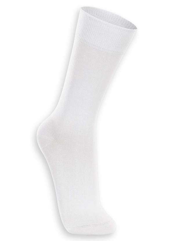 Vista 2 Meia Casual Lupo 1210-201 1110-Branco Lupo