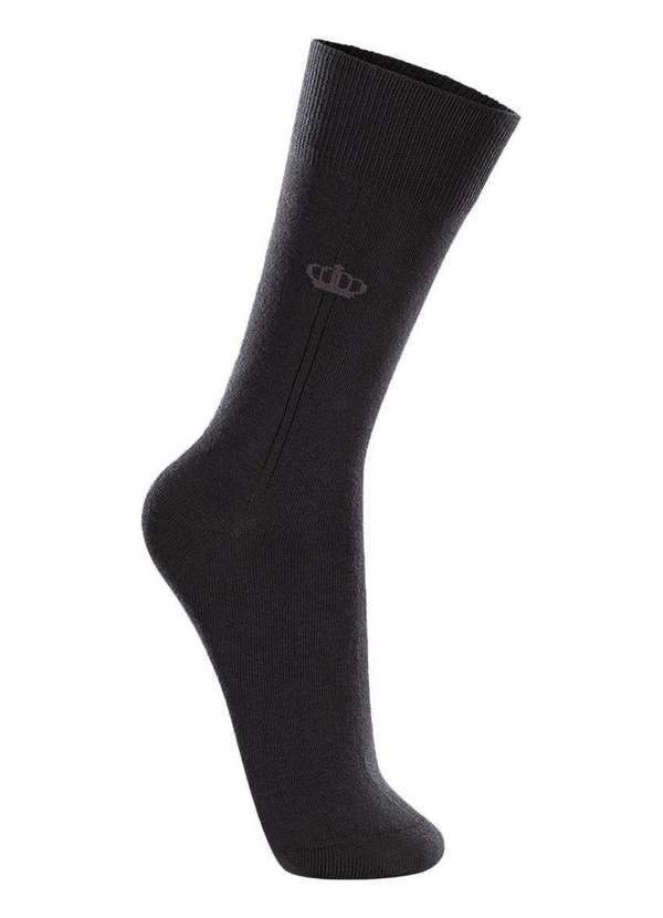Vista 2 Meia Casual Lupo 1210-204 9990-Preto Lupo