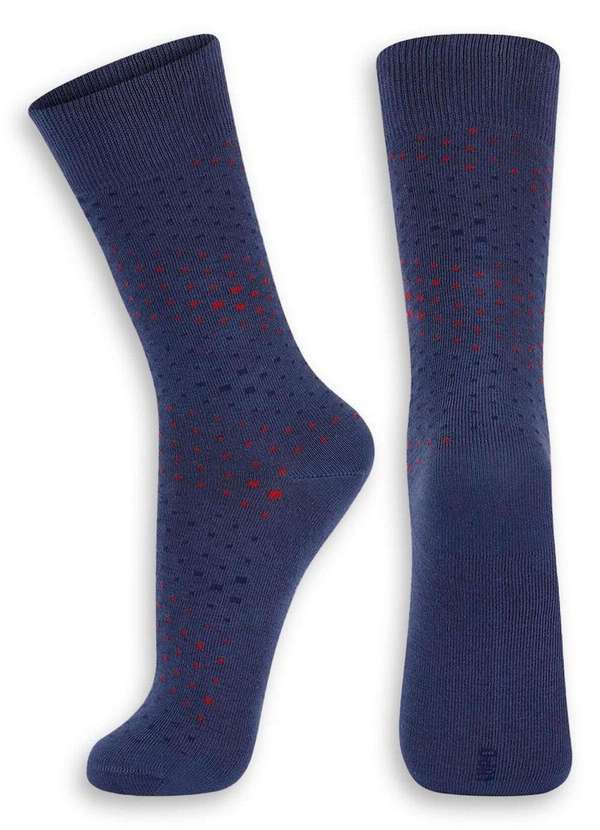 Vista 2 Meia Casual Lupo 1211-041 2660-Azul Lupo