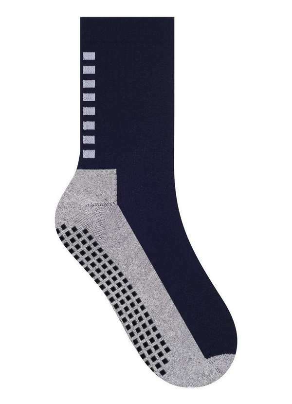 Vista 2 Meia Esportiva Futebol Selene 4395-001 550-Preto-Branco SELENE