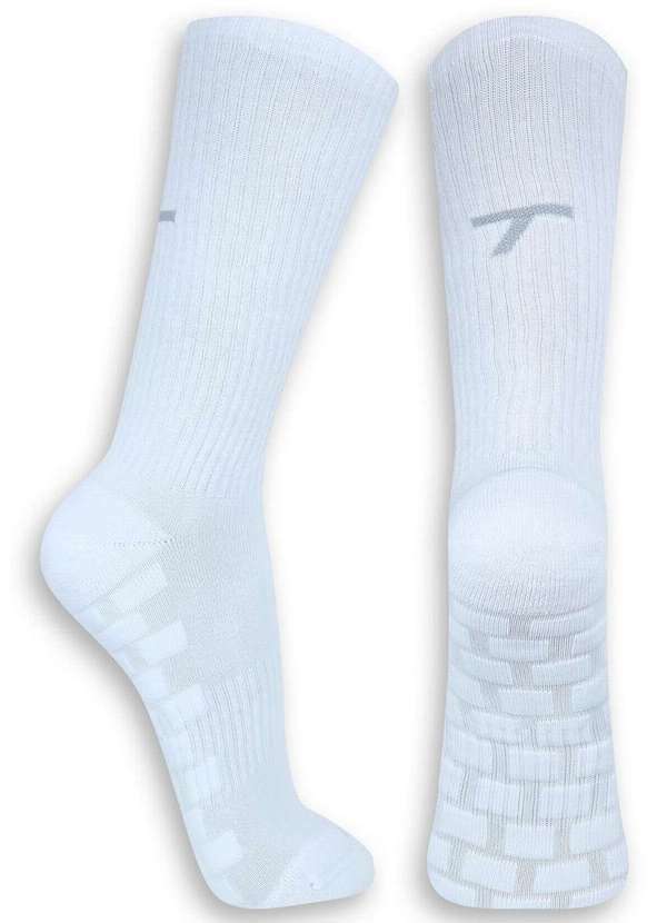 Vista 2 Meia Futebol Trifil 8024 1110-Branco TRIFIL