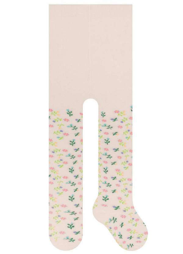 Vista 2 Meia Calça Bebê Selene 9000-002 777-Marfim SELENE