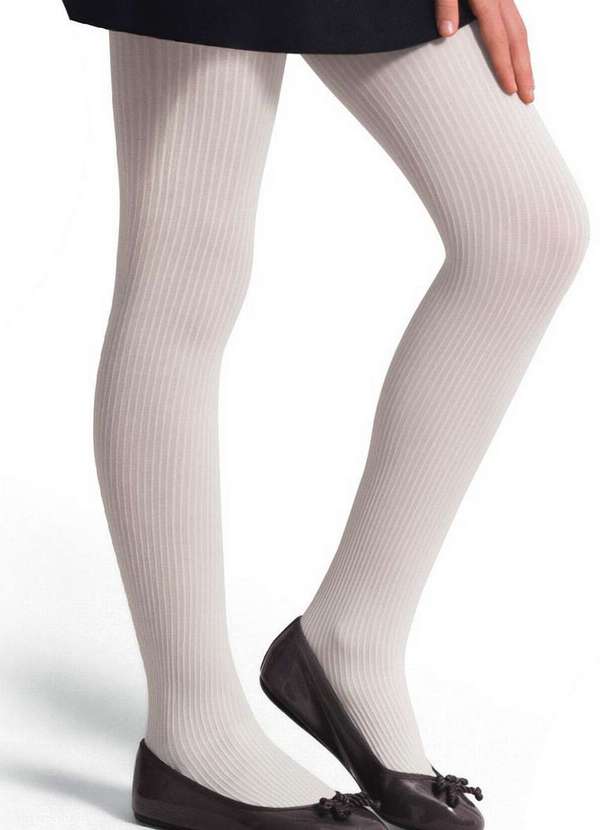Meia Calça Infantil Fio 70 Canelada Selene 9500-001