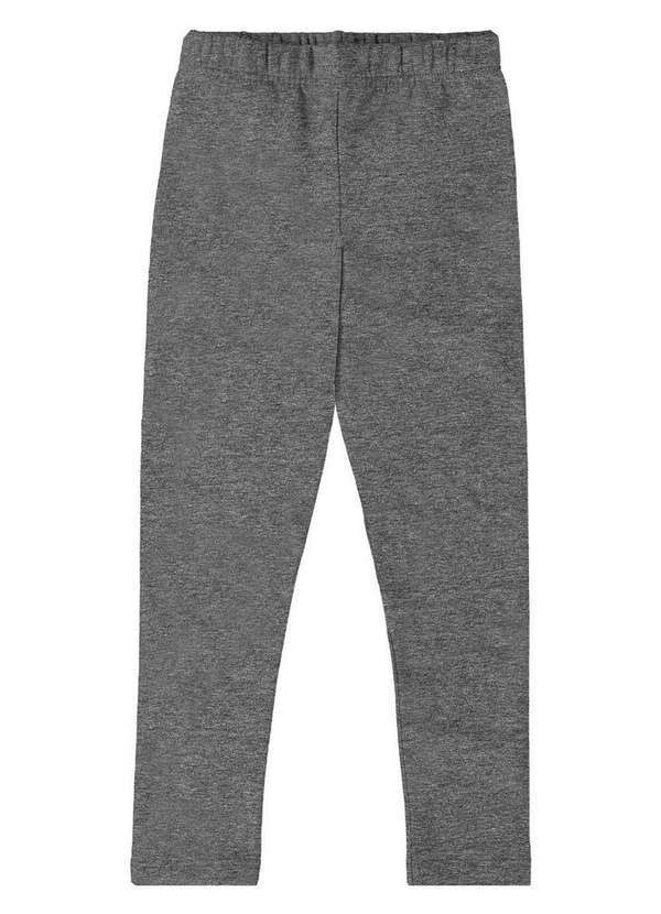 Legging Infantil Menina Moletom Malwee Cinza