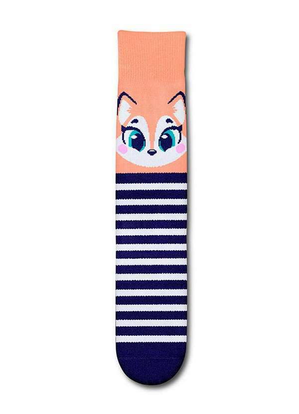 Vista 2 Meia 3/4 Bebê Puket 7045 3503-390-Azul-Marinho Puket