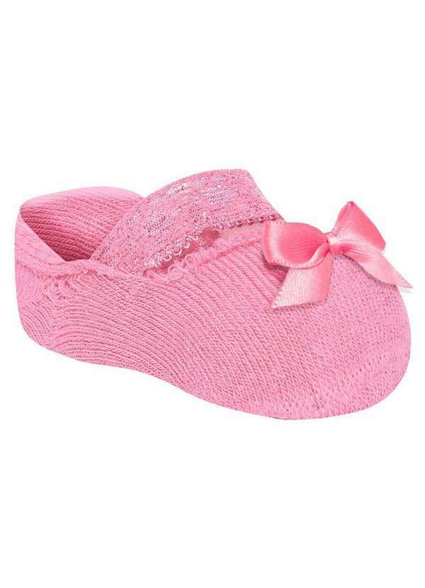 Vista 2 Sapatilha Bebê Selene 1075-001 838-Rosa SELENE