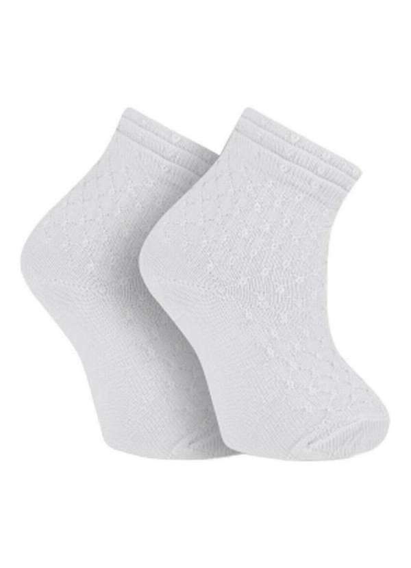 Vista 2 Meia Bebê Cano Curto Trifil 5022 0001-Branco TRIFIL