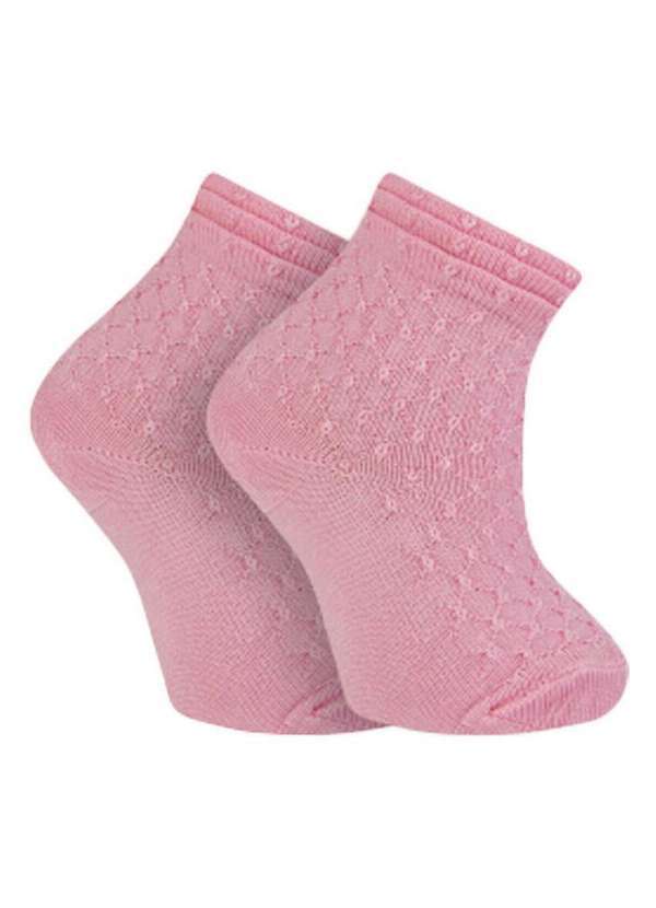 Vista 2 Meia Bebê Cano Curto Trifil 5022 5090-Rosa TRIFIL