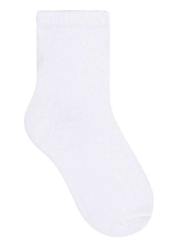 Vista 2 Meia Infantil Cano Longo Selene 5055-001 500-Branco SELENE