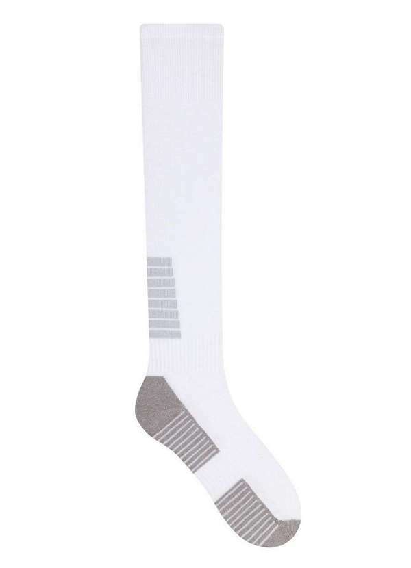 Vista 2 Meia Futebol Selene 4165-001 500-Branco-Cinza SELENE