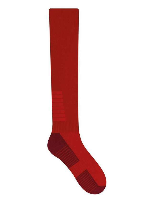 Vista 2 Meia Futebol Selene 4165-001 850-Vermelho-Bordô SELENE
