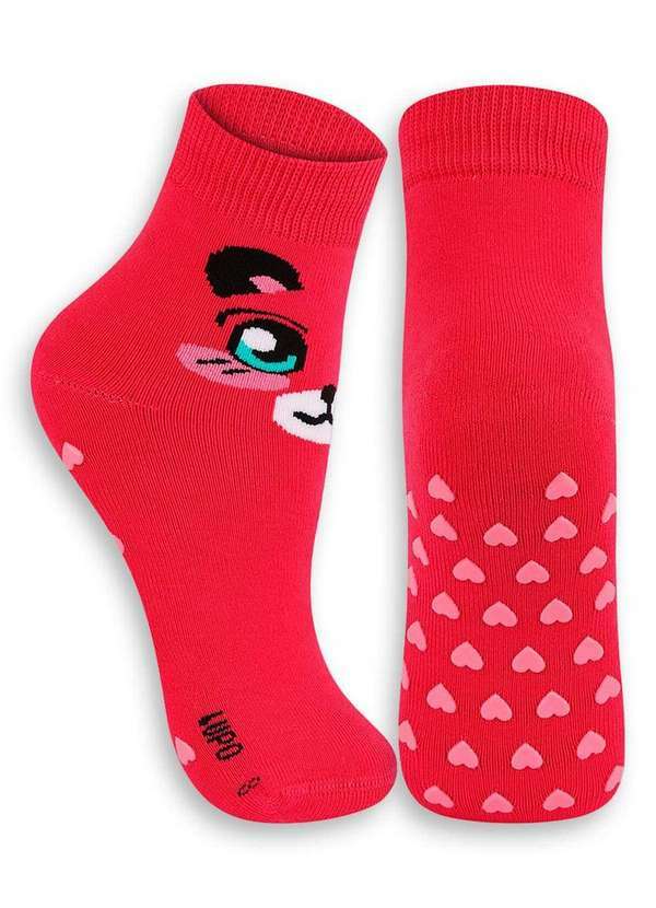 Vista 2 Meia Infantil Antiderrapante Lupo 2941-006 5350-Candy Lupo