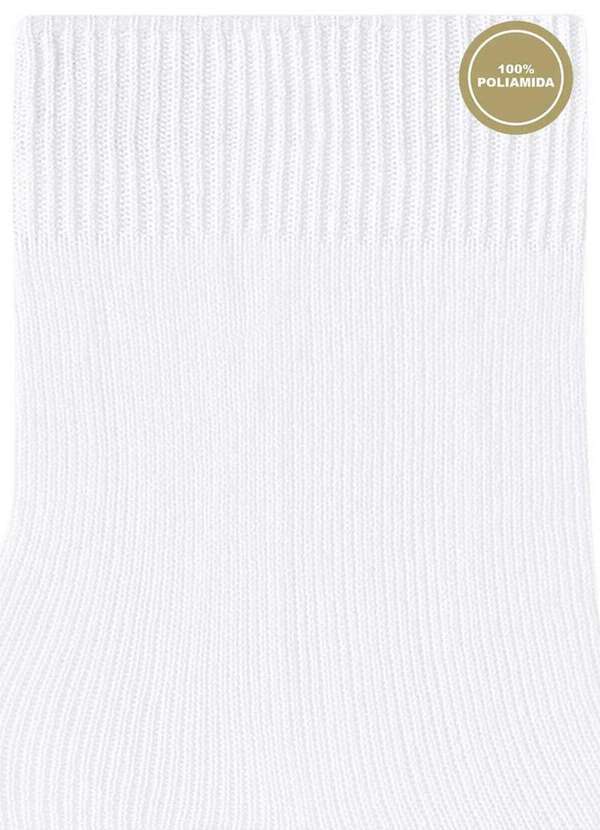 Vista 2 Meia Infantil Cano Médio Selene 1525-001 500-Branco SELENE