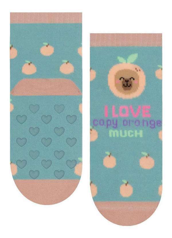 Vista 2 Meia Selene 1330-001 500-Azul-Rosa-Nude SELENE