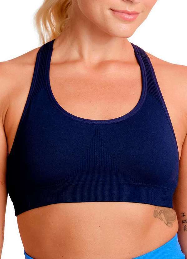 Top Feminino Nadador Azul