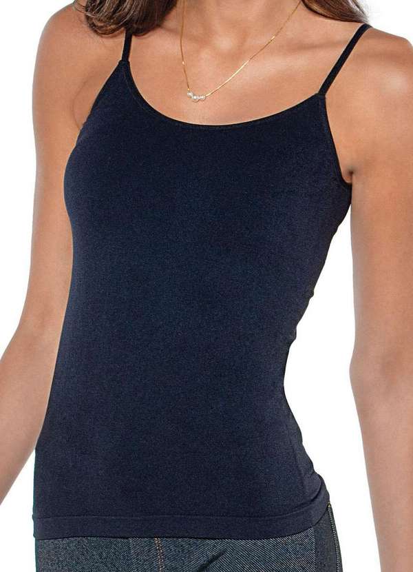 Camisete Feminina Ultraleve Preto Demillus 93149