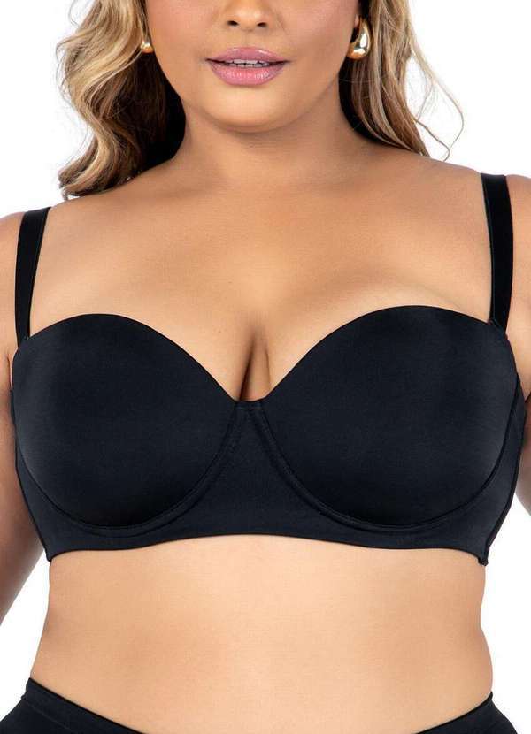 Sutiã Bustiê com Aro e Bojo Dilady 12318 Plus Size