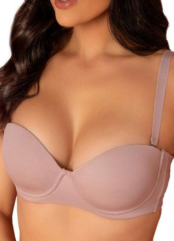 Sutiã Bustiê com Aro e Bojo Dilady 12318 Plus Size
