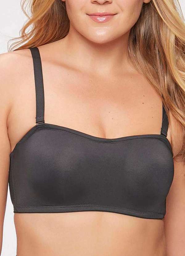 Sutiã Bustiê com Aro e sem Bojo W Triumph 24865 217-Preto