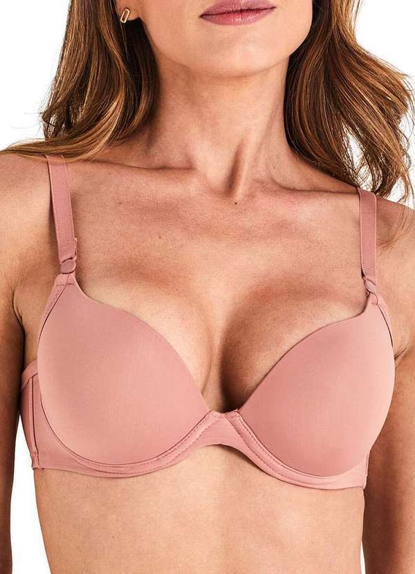 Vista 2 Sutiã com Aro e Bojo Liz 51690 Taça Dd 582-Rosa-Mônaco Liz