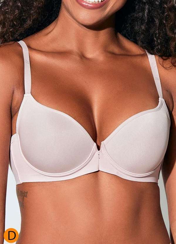 Vista 2 Sutiã com Aro e Bojo Liz 51866 Taça D 365-Blush Liz