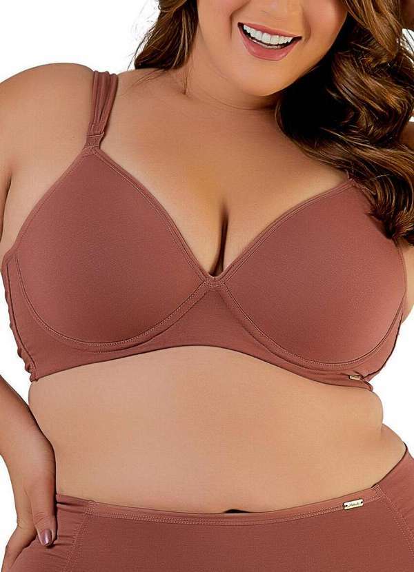 Sutiã com Aro e Bojo Love Secret 813101 Plus Size