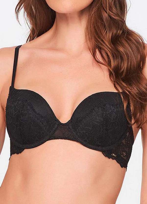 Sutiã com Aro e Bojo Valisere 30584 71-Preto