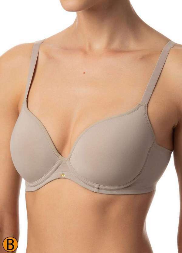 

Sutiã com Aro e Bojo Liz 51809 Taça B 260-Sepia, Marrom