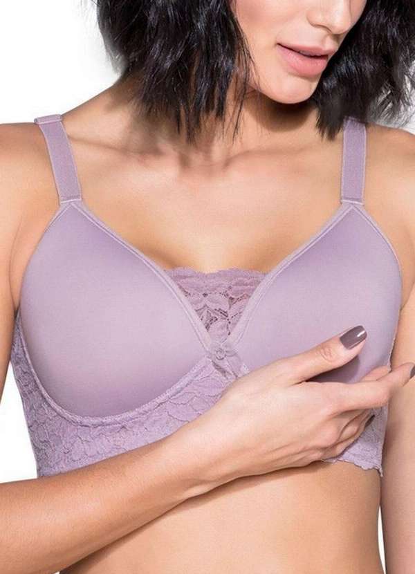 Sutiã Mastectomia Dilady Roxo
