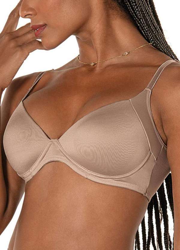 Sutiã sem Aro com Bojo Femme Demillus 63015 26-Canela