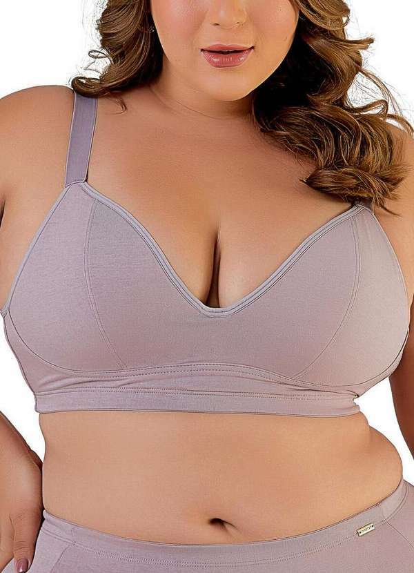 Sutiã sem Aro com Bojo Love Secret 813104 Plus Size